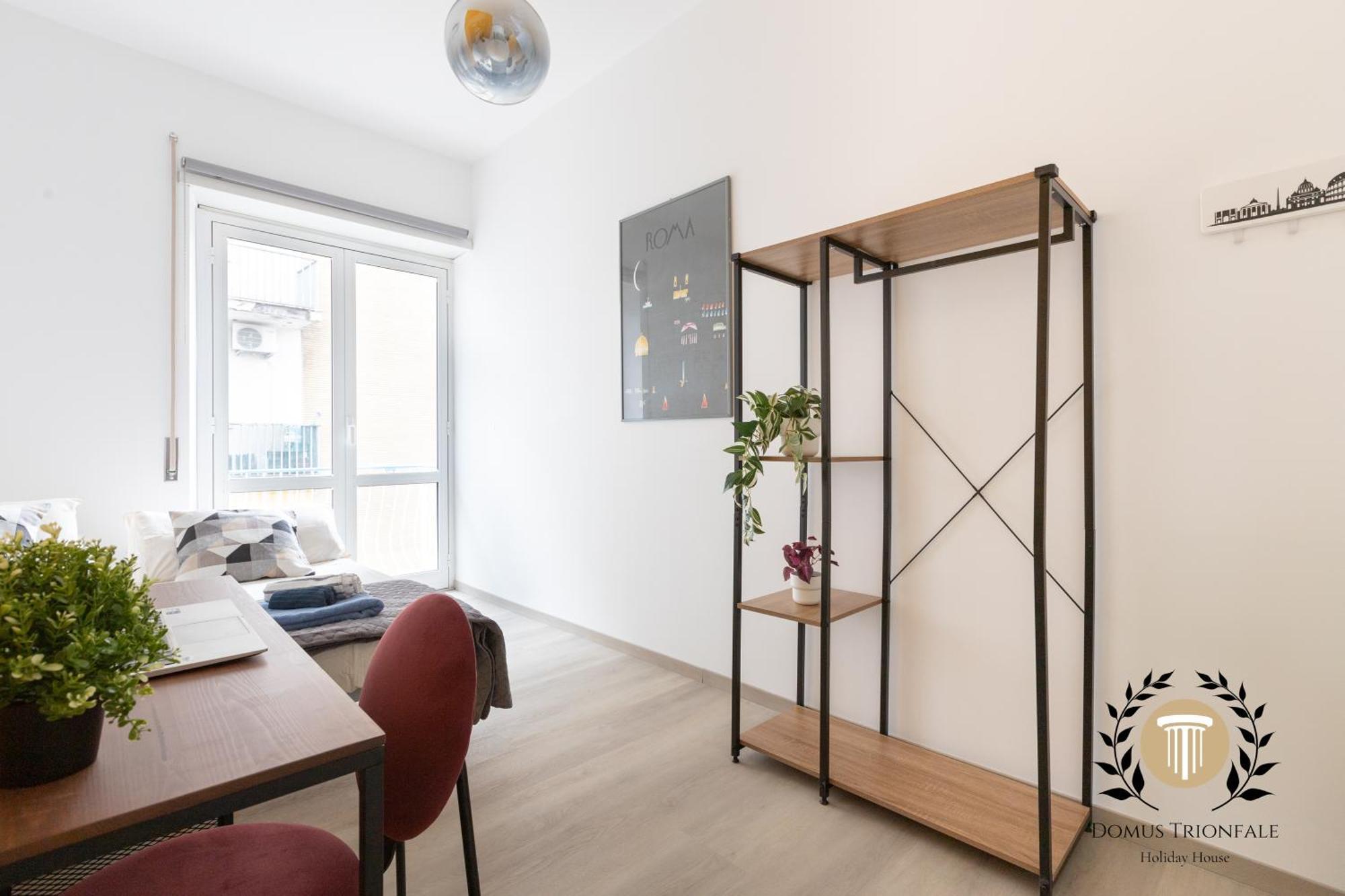 Apartment Domus Trionfale - 8 Min Walk To Vatican, 500mt To Metro A, A-c *